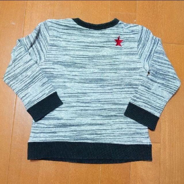 WASK(ワスク)のbebe トレーナー wask 90 グレー キッズ/ベビー/マタニティのキッズ服男の子用(90cm~)(Tシャツ/カットソー)の商品写真