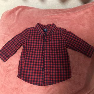 ベビーギャップ(babyGAP)のbaby Gap ブロックチェックシャツ(シャツ/カットソー)