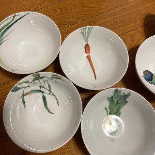 野菜絵皿5枚セット 14cm ノリタケの通販 by 風-鈴's shop｜ラクマ