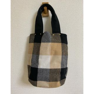 ノートエシロンス(note et silence)の【yama misa 様専用】caph ブロックチェックトートバッグ　(トートバッグ)