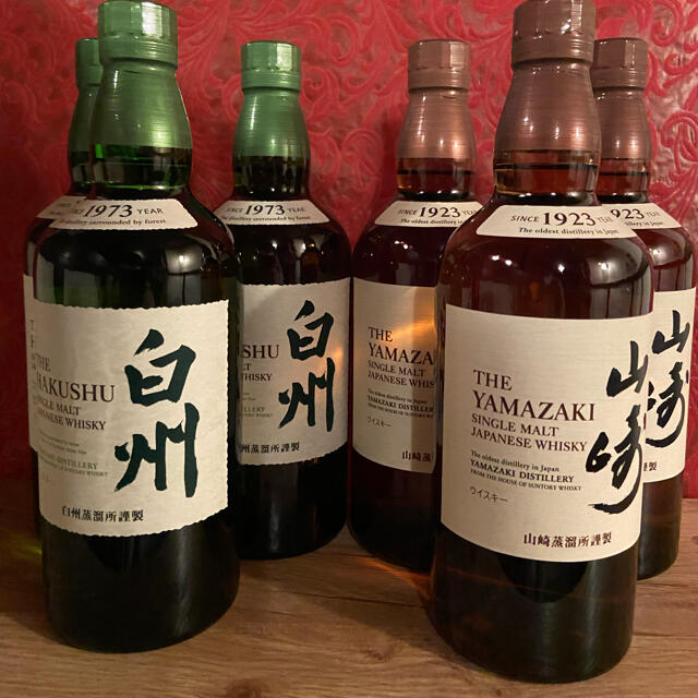 超お徳用 ☆山崎 ノンエイジ×3本 白州 ノンエイジ×3本☆送料込み ...