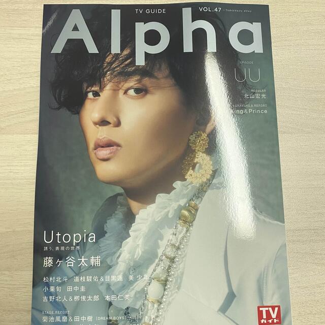 Johnny's(ジャニーズ)の【ジャニーズ 切り抜き】 TVガイドAlpha 2021  vol.47 エンタメ/ホビーの雑誌(アート/エンタメ/ホビー)の商品写真