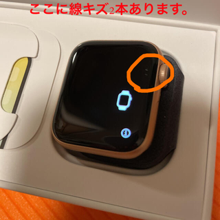 アップルウォッチ(Apple Watch)の美品 apple watch series5 40mm ゴールドpinksand(その他)