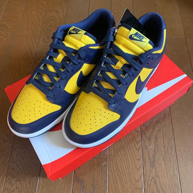 スニーカーNIKE DUNK LOW MICHIGAN 26.5cm