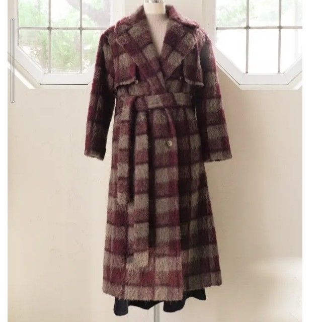 herlipto Double Breasted Wool-Blend Coat1075裾まわり
