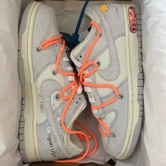 NIKE  Off-White Dunk Low Lot 19 ダンク Low