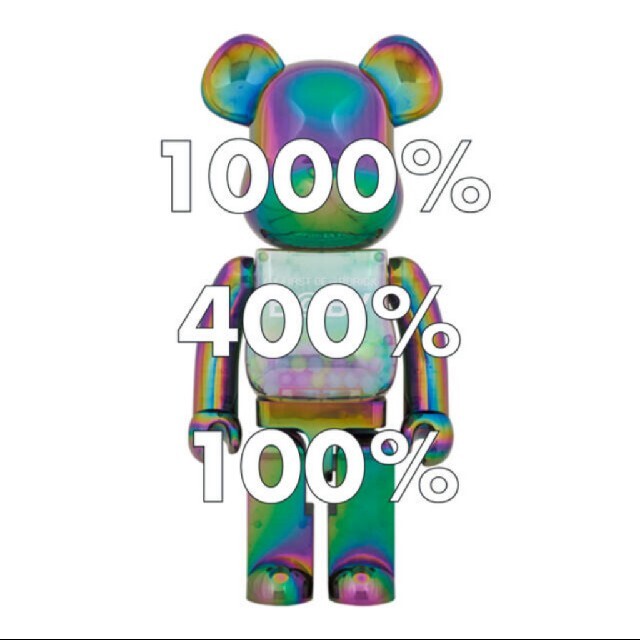 フィギュアMY FIRST BE@RBRICK B@BYCLEAR BLACK 3体セット