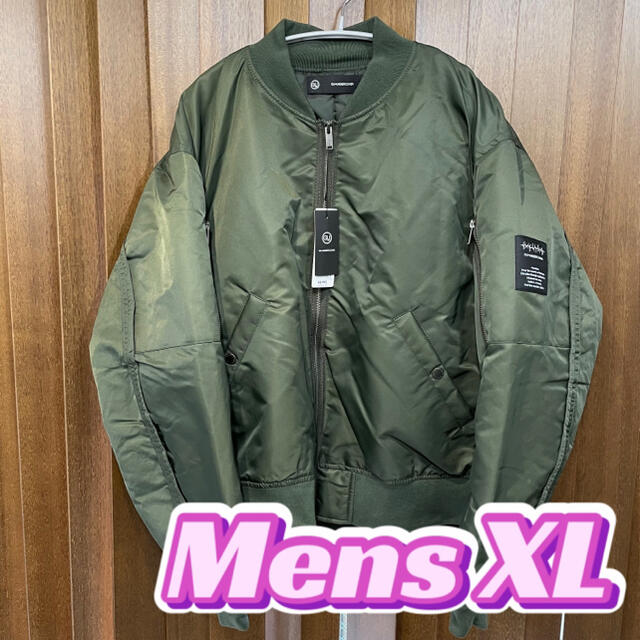 極美品　GU UNDERCOVER ブルゾン　MA-1 カーキ　緑　L