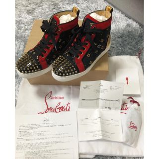 Christian Louboutin - ルブタン スニーカー ハイカット トゲトゲ ...