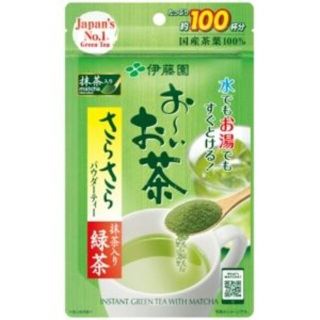 イトウエン(伊藤園)の伊藤園 おーいお茶 さらさら抹茶入り緑茶 80g/パック(３パック)(茶)