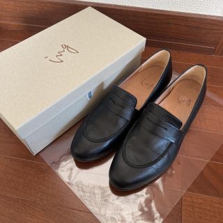 イング(ing)の美品 ing イング ローファー 黒 靴 パンプス 革靴 本革(ローファー/革靴)