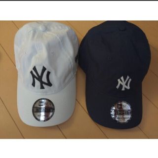 ニューエラー(NEW ERA)のあああ☆様専用　　NEW ERA　CAP　ホワイト＆ネイビー(帽子)