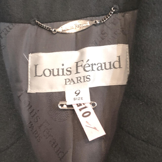 Louis Feraud　ルイフェロー　メンズロングコート　ウール　ブラック