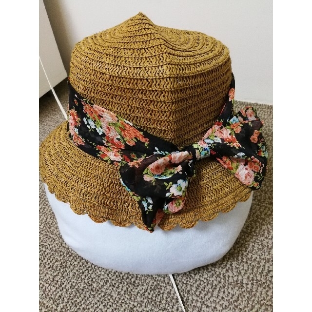 夢展望 - ♡未使用品♡スカラップ麦わら帽子(ストローハット)/夢展望