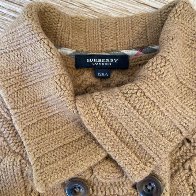 BURBERRY(バーバリー)のBurberry カーディガン　120cm キッズ/ベビー/マタニティのキッズ服女の子用(90cm~)(その他)の商品写真