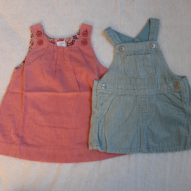 babyGAP(ベビーギャップ)のbabyGap 　H&M　ジャンパースカート キッズ/ベビー/マタニティのベビー服(~85cm)(スカート)の商品写真