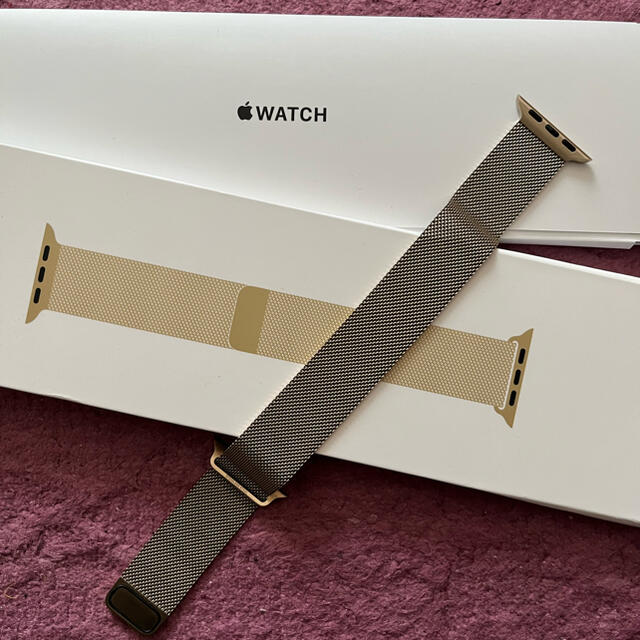 Apple Watch(アップルウォッチ)のApplewatch ミラネーゼループ純正 メンズの時計(金属ベルト)の商品写真