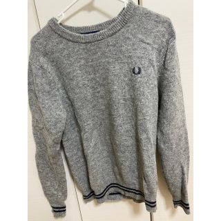 フレッドペリー(FRED PERRY)のフレッドペリー⭐︎ウールニット　グレー(ニット/セーター)