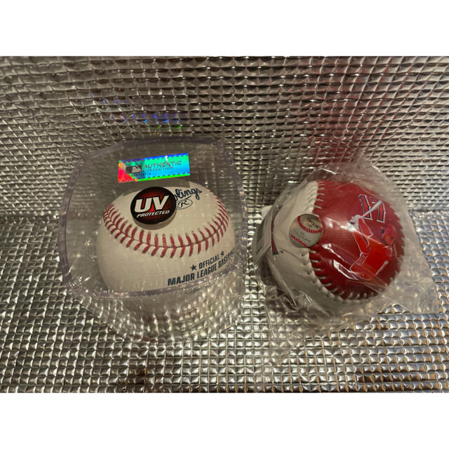 Rawlings(ローリングス)の2021 MLB オールスター 大谷翔平 ホームランダービー　使用球 スポーツ/アウトドアの野球(記念品/関連グッズ)の商品写真