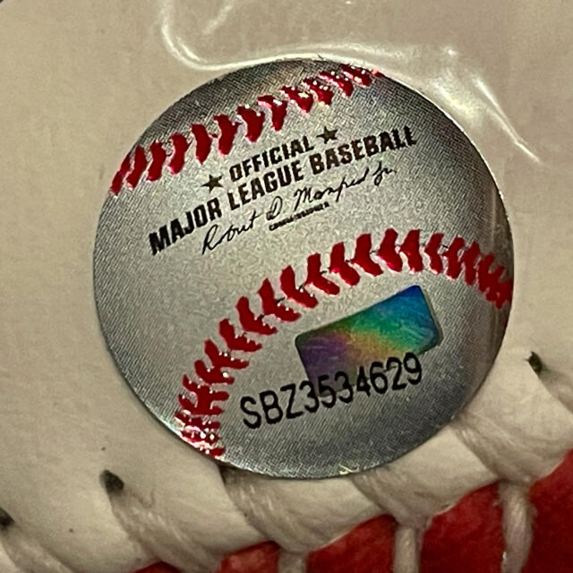 Rawlings(ローリングス)の2021 MLB オールスター 大谷翔平 ホームランダービー　使用球 スポーツ/アウトドアの野球(記念品/関連グッズ)の商品写真