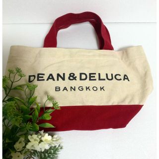 ディーンアンドデルーカ(DEAN & DELUCA)のDEAN＆DELUCAバンコク限定トートバッグ白サブバッグ手提げ袋ミニバッグ(エコバッグ)