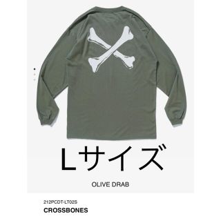 ダブルタップス(W)taps)のWTAPS CROSSBONES 21AW サイズL オリーブ　ダブルタップス(Tシャツ/カットソー(七分/長袖))