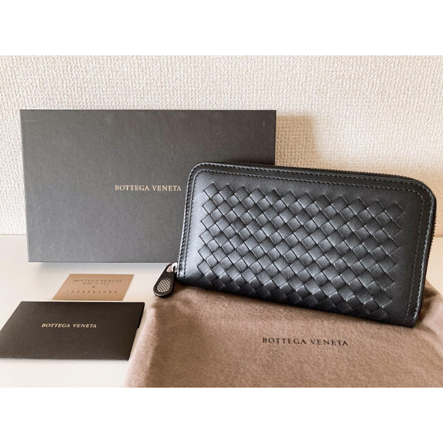 別倉庫からの配送】 Bottega Veneta ゆうひ 新品未使用 BOTTEGA VENETA イントレ ラウンドジップ 長財布 