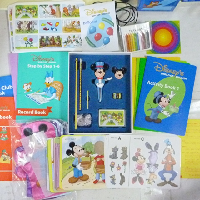 Disney English 最新版 DVD フルセット 最新版】2021年購入 メインプログラムセット ブルーレイ 絵本 CD