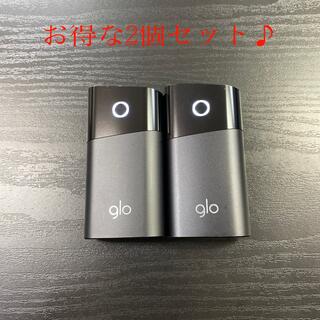 グロー(glo)のG2904番glo 純正 本体 2本 黒 リッチブラック 限定カラー(タバコグッズ)