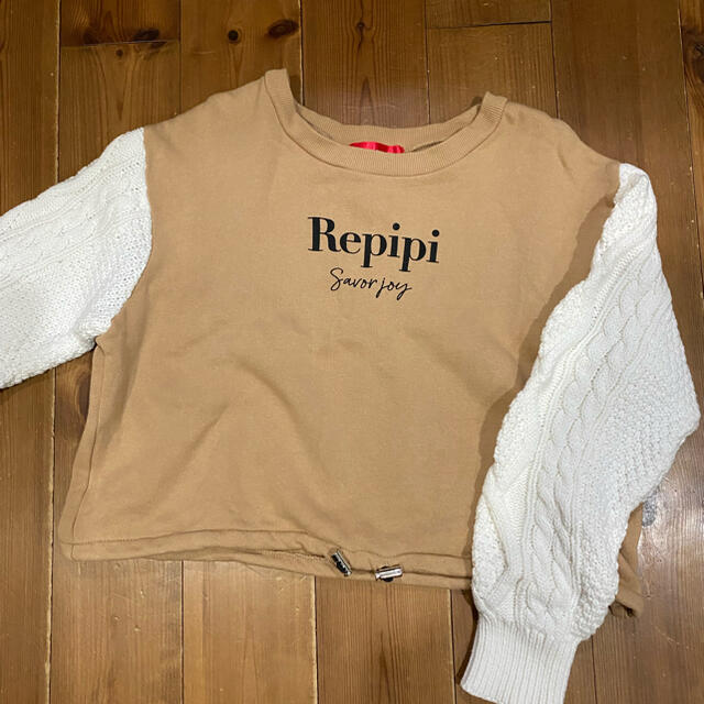 repipi armario(レピピアルマリオ)のrepipi armario トレーナー XS キッズ/ベビー/マタニティのキッズ服女の子用(90cm~)(Tシャツ/カットソー)の商品写真