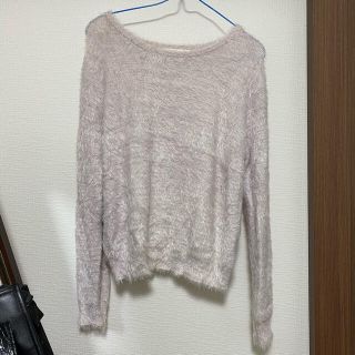 アロー(ARROW)のセール Arrow モコモコニット パープル 冬服 Lサイズ(ニット/セーター)