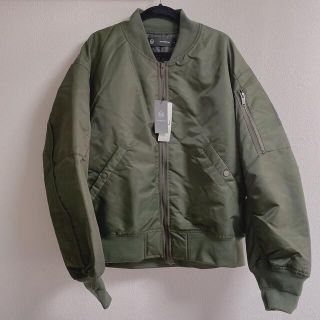 アンダーカバー(UNDERCOVER)のGU×UNDERCOVER　MA-1　ブルゾン　深緑　Lサイズ　アンダーカバー(ブルゾン)