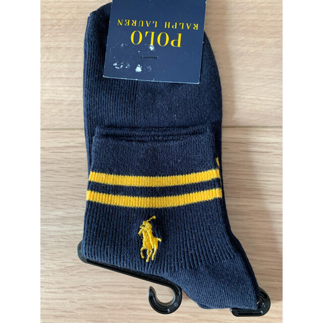 POLO RALPH LAUREN(ポロラルフローレン)の新品　ポロラルフローレン　レディースソックス　紺、青　2足 レディースのレッグウェア(ソックス)の商品写真