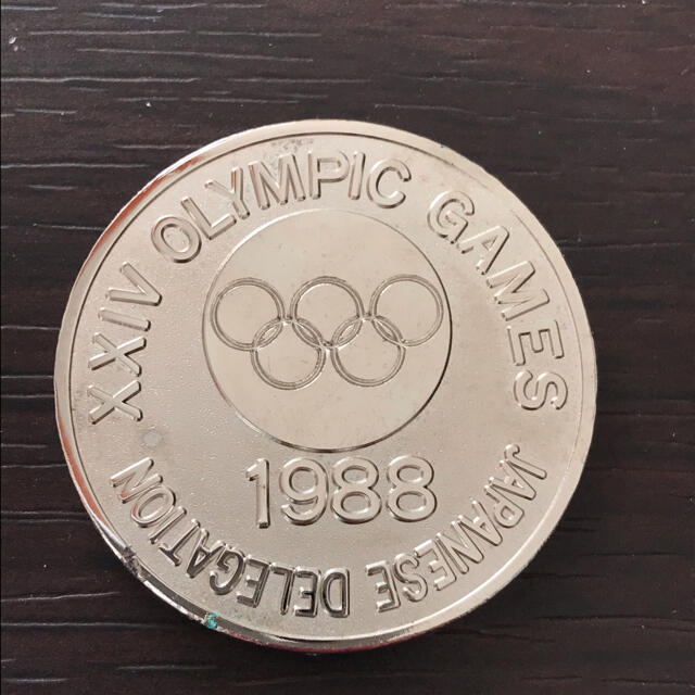 1988ソウルオリンピック選手団参加記念公式メダルの通販 by イチ 1988ソウルオリンピック選手団参加記念公式メダルの通販 by イチ