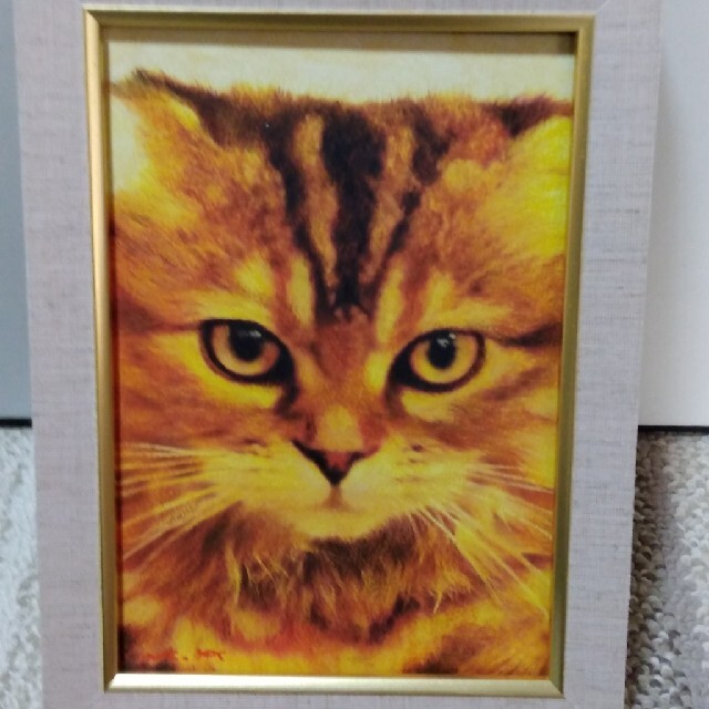 【GINGER掲載商品】 猫好きな方に捧げます「猫」荒木孝介　作品 絵画+タペストリー