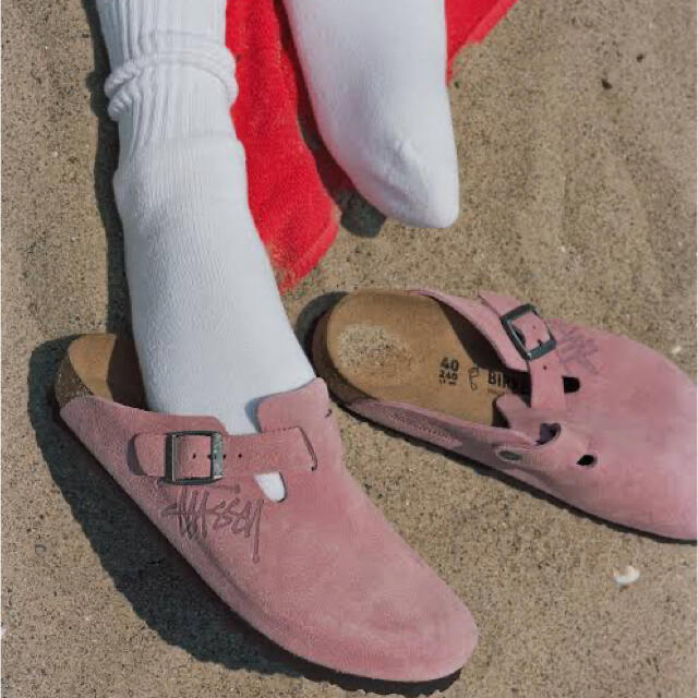 BIRKENSTOCK(ビルケンシュトック)のSTUSSY & BIRKENSTOCK BOSTON CLOG メンズの靴/シューズ(サンダル)の商品写真