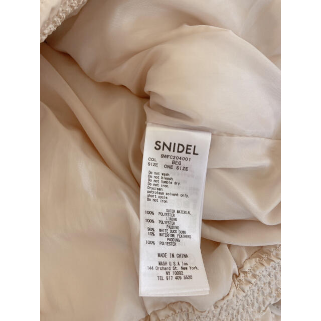 SNIDEL(スナイデル)の❤️スナイデル❤️フレンチショートダウン レディースのジャケット/アウター(ダウンジャケット)の商品写真