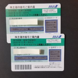 ANA 株主優待券　2枚(その他)