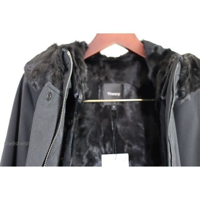 新品 Theory セオリー リアルファー付き 2WAY コート 【サイズ交換