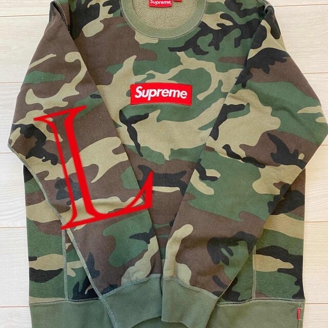 Supreme 15AW Box Logo Crewneck camo カモ