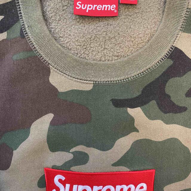 Supreme 15AW Box Logo Crewneck camo カモ