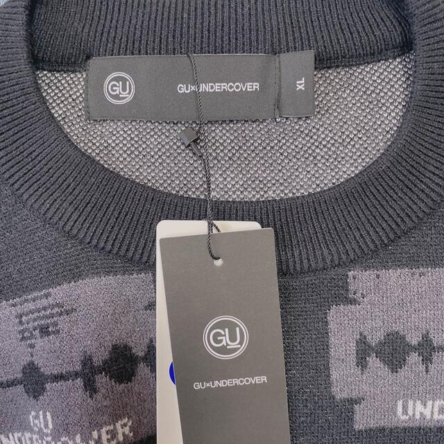 UNDERCOVER(アンダーカバー)のGU×UNDERCOVER　ジャカードセーター　XLサイズ　アンダーカバー メンズのトップス(ニット/セーター)の商品写真