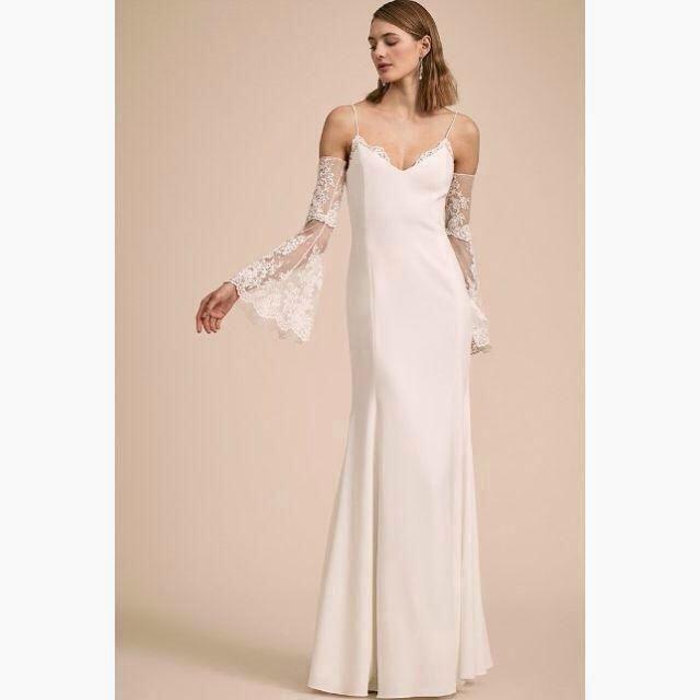 フォーマル/ドレス高品質！ ウエディングドレス ホワイト マーメイドライン ロング キャミソール