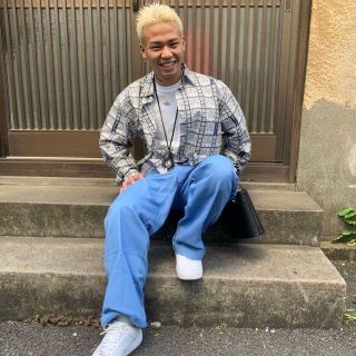 Dickies - 希少! W38L30 廃番 スカイブルー メキシコ製 ディッキーズ