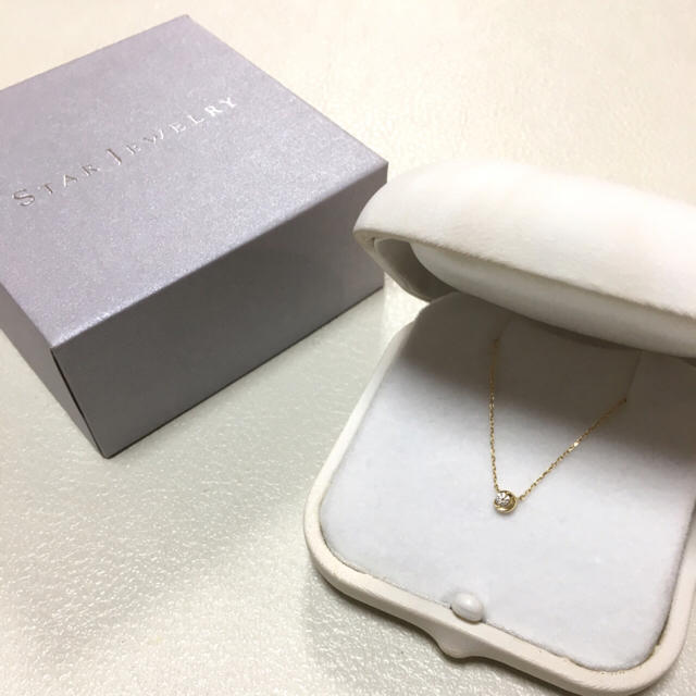 STAR JEWELRY(スタージュエリー)の最終値下げstar jewelry＊moon setting diamond レディースのアクセサリー(ネックレス)の商品写真