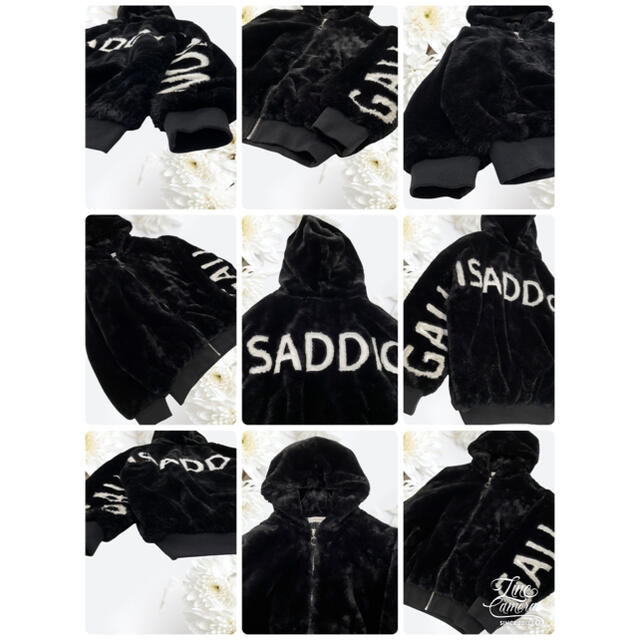 GALLIS ADDICTION ボアーパーカー バックアーチロゴ デカロゴ GALLIS ADDICTION ボアーパーカー バックアーチロゴ デカロゴ
