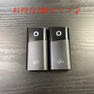 グロー(glo)のG2910番glo 純正 本体 2本 黒 リッチブラック 限定カラー(タバコグッズ)