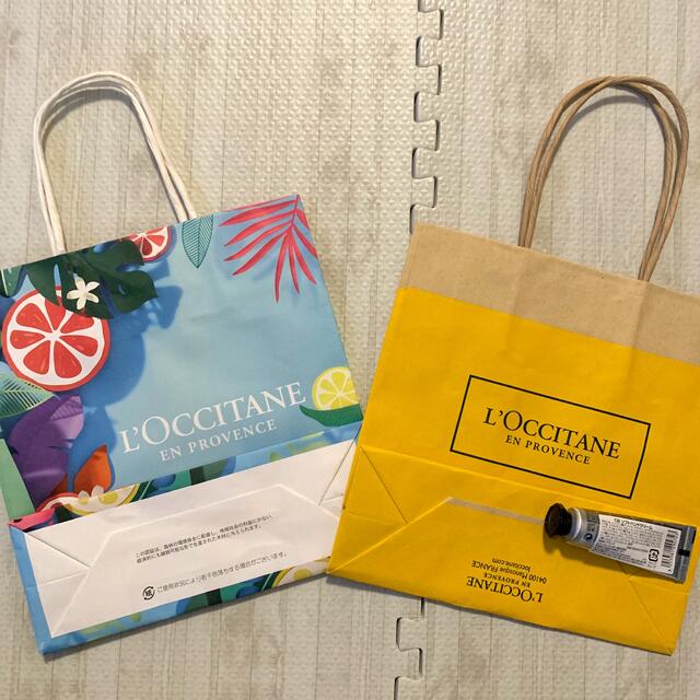 L'OCCITANE(ロクシタン)のロクシタン　紙袋(ミニハンドクリーム付き) レディースのバッグ(ショップ袋)の商品写真