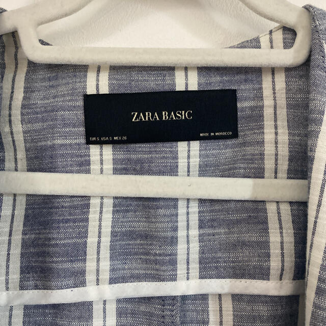 ZARA(ザラ)のZARA コットンジャケット レディースのジャケット/アウター(ノーカラージャケット)の商品写真