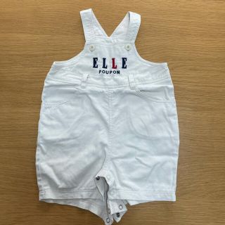 エル(ELLE)のしんちゃん様専用♡ELLE オーバーオール アルパカ ロンパース 80(ロンパース)